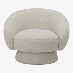 Fauteuil en tissu bouclé Ted - Bloomingville