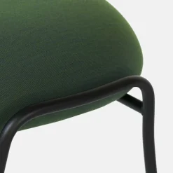 Fauteuil en tissu et repose-pieds Peacock Hai - Hem