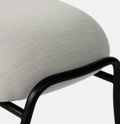 Fauteuil en tissu et repose-pieds Shell Hai - Hem