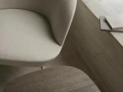 Fauteuil en tissu et structure en acier vidar 146 gris 75,5cm Oslo - Muuto