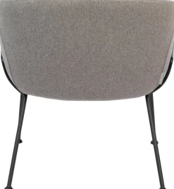 Fauteuil en tissu gris 72cm Feston - Zuiver