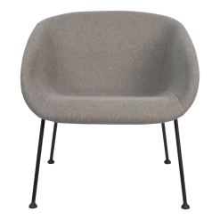 Fauteuil en tissu gris 72cm Feston - Zuiver