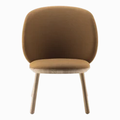 Fauteuil en tissu jaune Naïve - EMKO