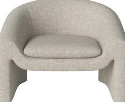 Fauteuil en tissu sable 89x72,5cm Mielo - Bolia