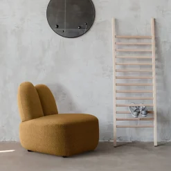 Fauteuil en tissu symphony mills copenhagen gris foncé 66x75x71cm Bunny - EMKO