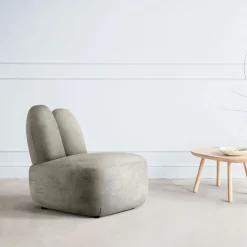 Fauteuil en tissu symphony mills copenhagen moutarde 66x75x71cm Bunny - EMKO