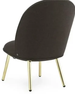 Fauteuil en tissu synergy lds40 et pieds en laiton Ace - Normann Copenhagen