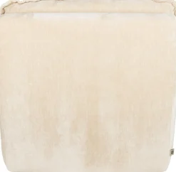 Fauteuil en velours beige Radley - Dutchbone