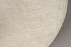 Fauteuil en velours beige Tilbury - Dutchbone