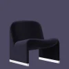 Fauteuil en velours violet Alky - Anonima Castelli