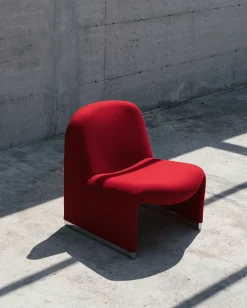Fauteuil en velours violet Alky - Anonima Castelli
