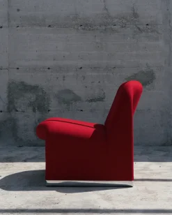Fauteuil en velours violet Alky - Anonima Castelli