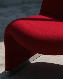 Fauteuil en velours violet Alky - Anonima Castelli