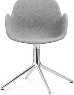 Fauteuil Form pivotant 4L Full Uph. Alu - Normann Copenhagen