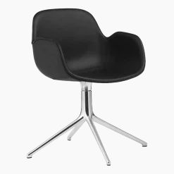 Fauteuil Form pivotant 4L Full Uph. Alu - Normann Copenhagen