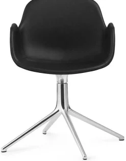 Fauteuil Form pivotant 4L Full Uph. Alu - Normann Copenhagen