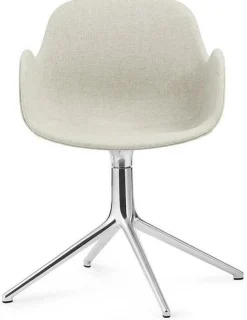 Fauteuil Form pivotant 4L Full Uph. MLF20 Alu - Normann Copenhagen