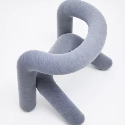 Fauteuil gris-bleu 65cm Extra bold - Moustache
