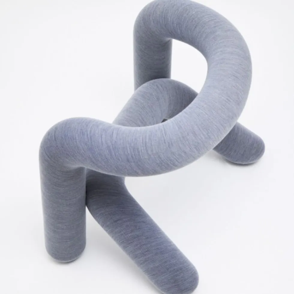 Fauteuil gris-bleu 65cm Extra bold - Moustache