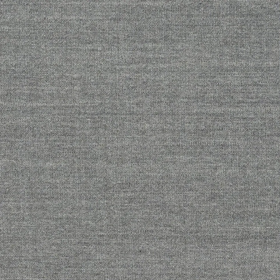Fauteuil gris piétement pivot et assise textile Fiber - Muuto