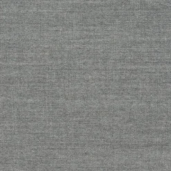Fauteuil gris piétement tubes et assise textile Fiber - Muuto