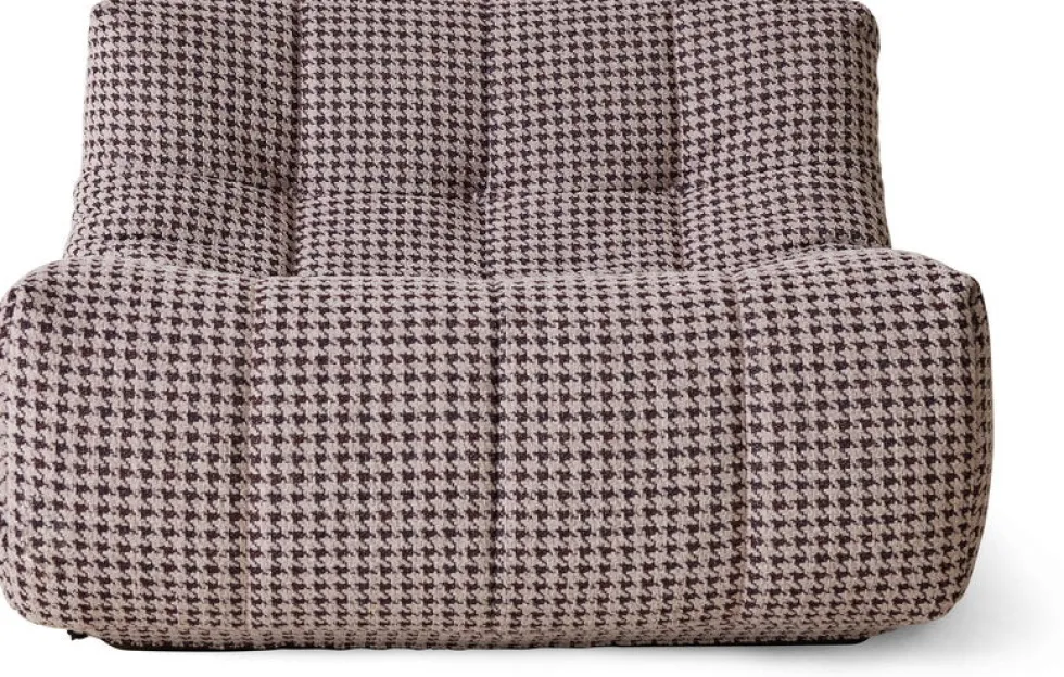 Fauteuil lazy en tissu imprimé Lobby - HKliving