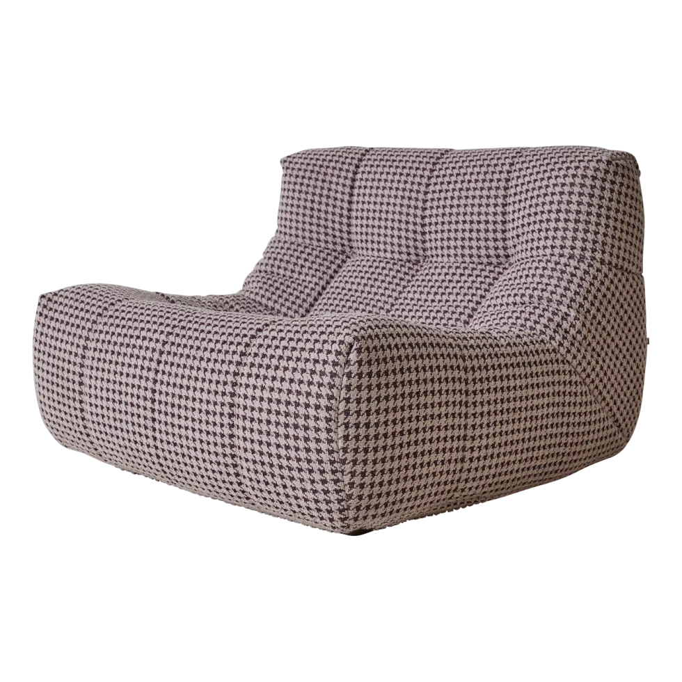 Fauteuil lazy en tissu imprimé Lobby - HKliving