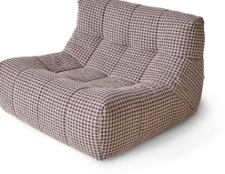 Fauteuil lazy en tissu imprimé Lobby - HKliving