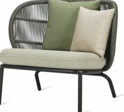 Fauteuil Lounge avec coussins en set Amande Kodo - Vincent Sheppard