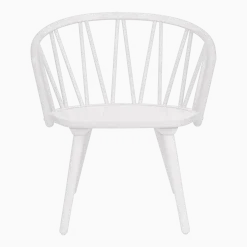 Fauteuil lounge en bouleau blanc ZigZag - Hans K