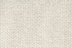 Fauteuil lounge en coton naturel et acier noir Puffy - Hem