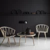 Fauteuil lounge en frêne noir ZigZag - Hans K