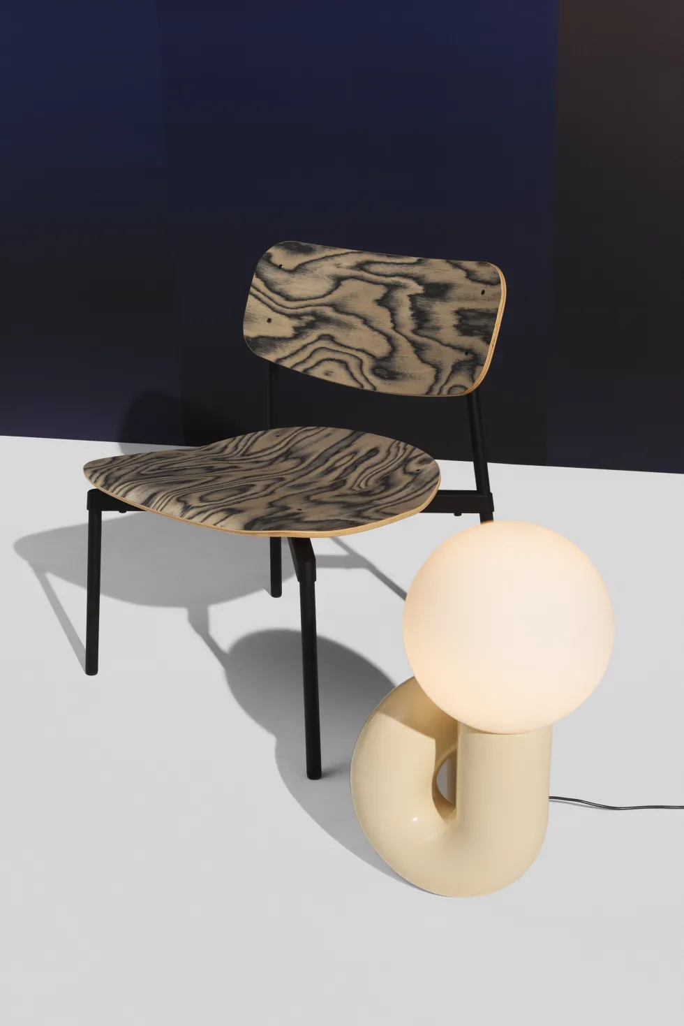 Fauteuil lounge en hêtre et aluminium alpi 71 cm Fromme - Petite Friture