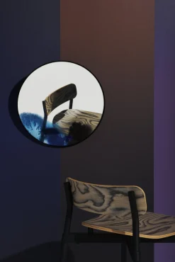 Fauteuil lounge en hêtre et aluminium alpi 71 cm Fromme - Petite Friture