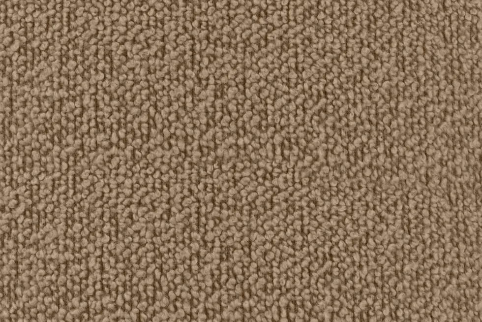 Fauteuil lounge en laine marron et acier Puffy - Hem
