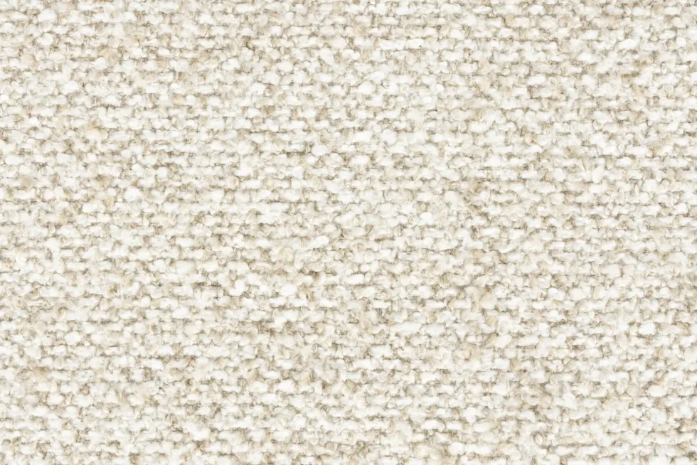 Fauteuil lounge en tissu beige et bois de frêne Loom - Dutchbone