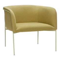 Fauteuil lounge jaune Eyrie - Hübsch