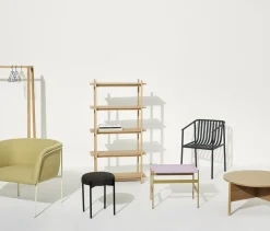 Fauteuil lounge jaune Eyrie - Hübsch