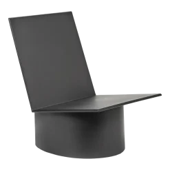 Fauteuil lounge noir Valérie - Serax