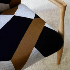 Fauteuil naturel tissu Lelièvre Dalai Floating - Red Edition