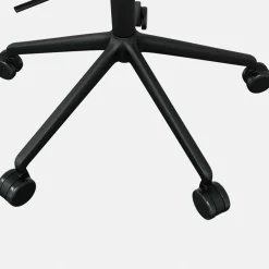 Fauteuil Porcelain et piètement noir à roulettes Kendo - Hem