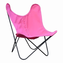 Fauteuil pour enfant en tissu rose Sunbrella BB - Airborne