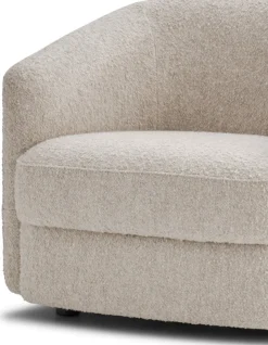 Fauteuil rembourré barnum dark taupe ten 73cm Covent Lounge - New Works