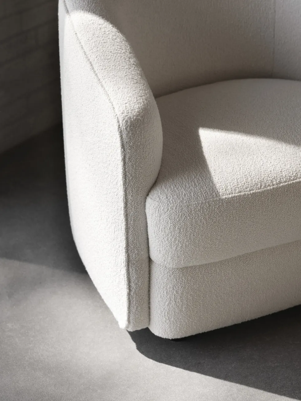 Fauteuil rembourré barnum lana 73cm Covent Lounge - New Works