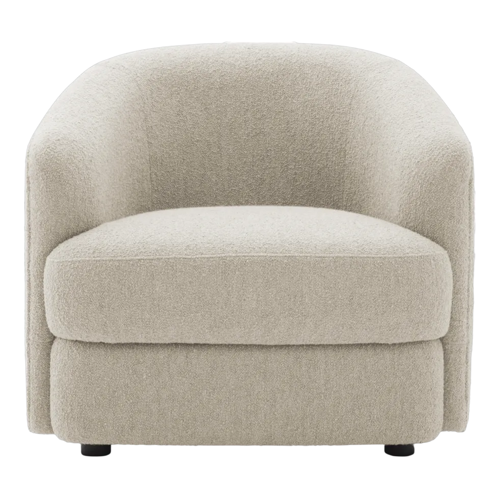 Fauteuil rembourré barnum lana 73cm Covent Lounge - New Works