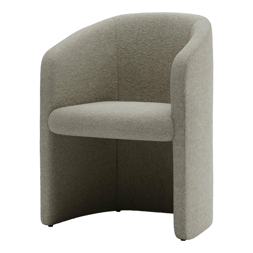 Fauteuil rembourré en barnum hump Covent club - New works
