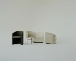 Fauteuil rembourré en barnum lana Covent club - New works