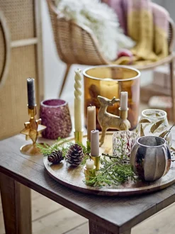 Felecia Votive Verre recyclé doré - Bloomingville