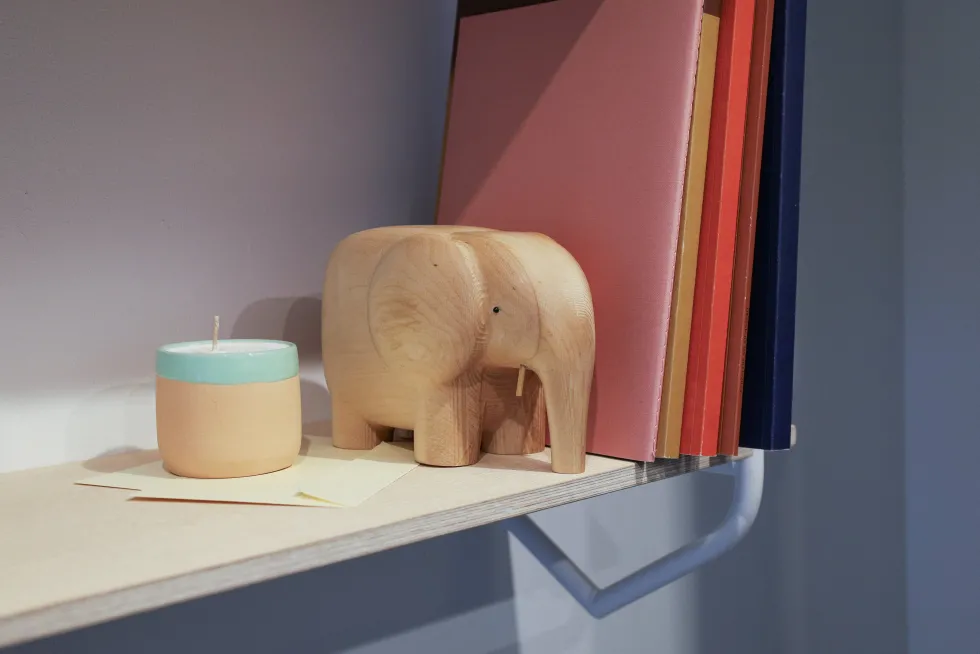 Figurine en bouleau naturel éléphant I Piccolini - EMKO
