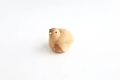Figurine en bouleau naturel oiseau nicheur I Piccolini - EMKO